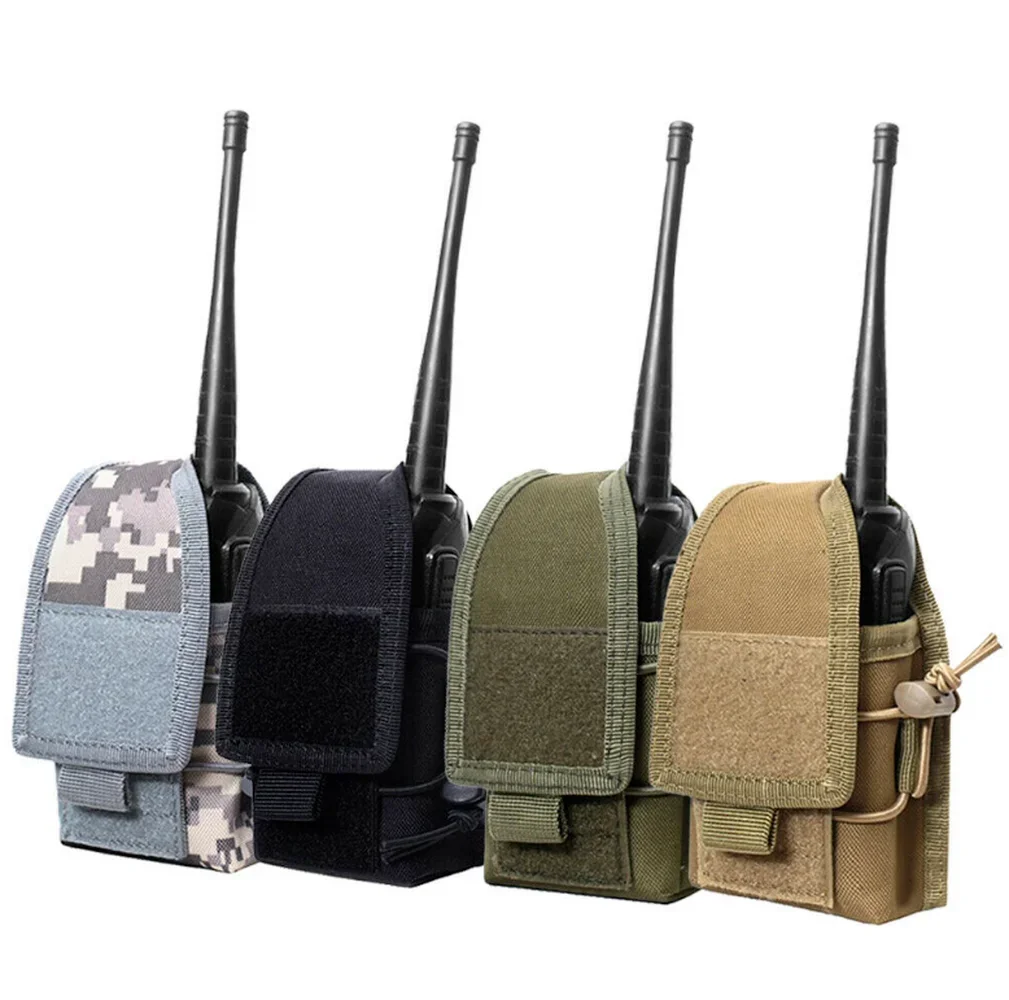 Edc Carry Holster - Molle tático rádio bolsa talkie walkie