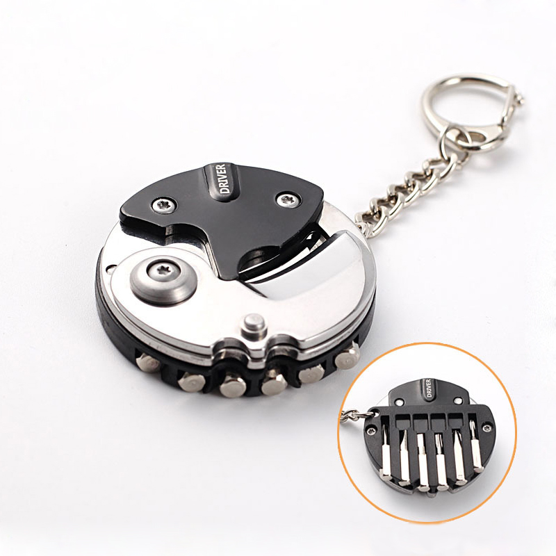 Edc Carry Coins - Multifunções Mini Pocket Screwdriver Key Gadget,