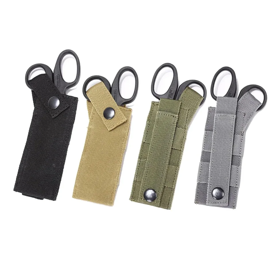 Edc Carry Holster - Molle tático tesoura médica bolsa lanterna