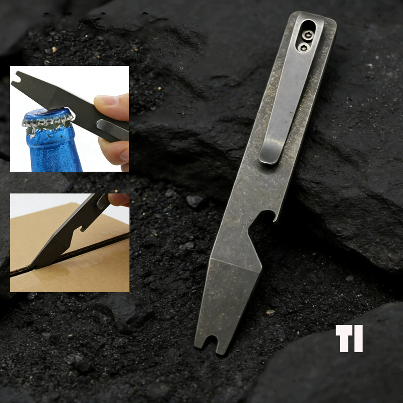 Titanium Pry Bar - Barra de Desmontagem Multifuncional de 10,5CM