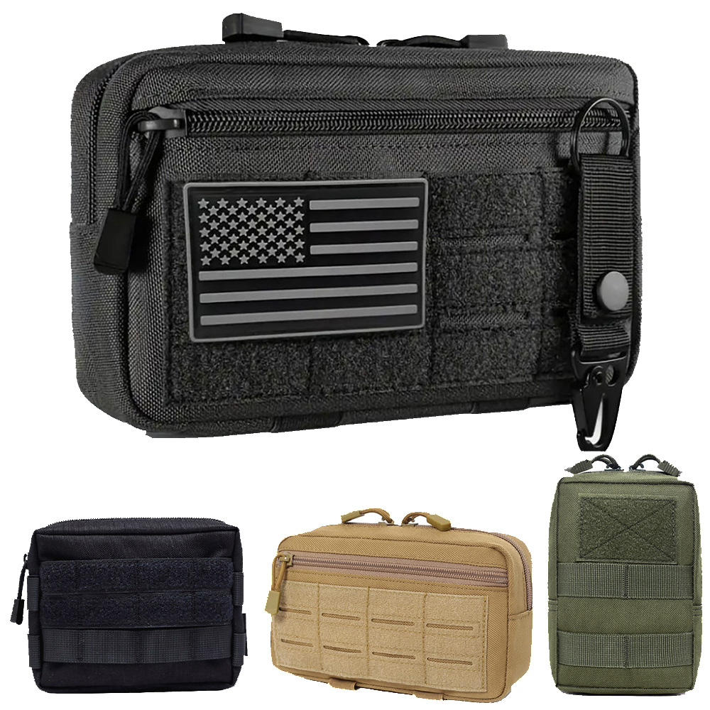 Edc Carry Accessories - Bolsa Tática MOLLE EDC para Cintura,