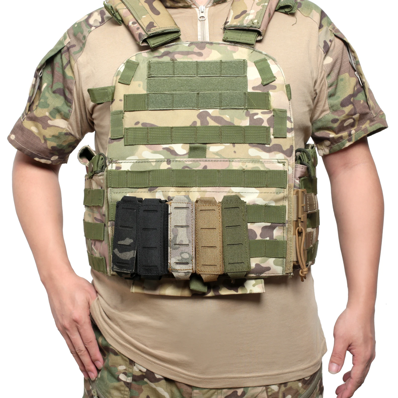 Molle 9mm revista bolsa único  - Edc Carry Holster avaliação e preço
