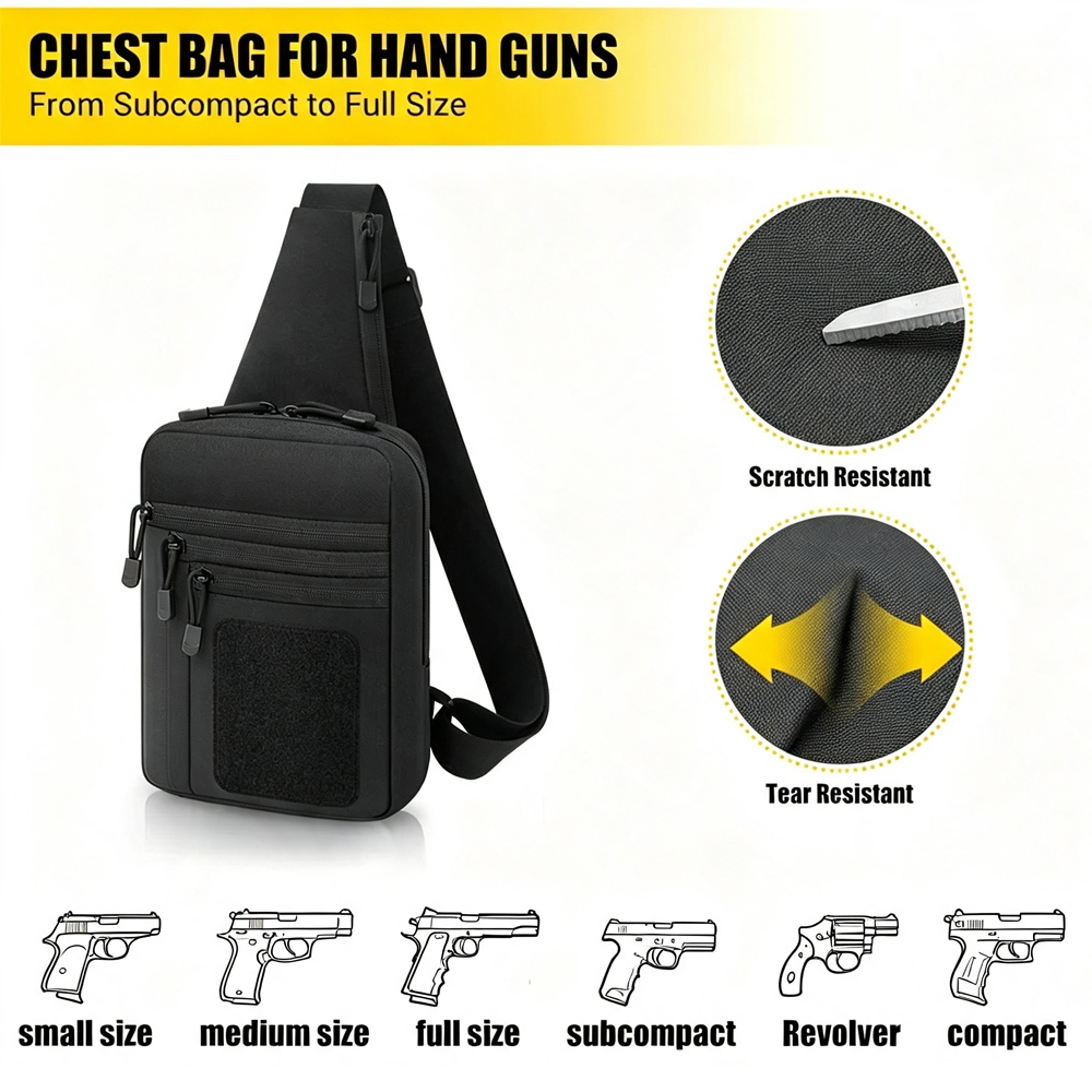 Bolsa de Peito para Transporte - Edc Carry Pistols avaliação e preço