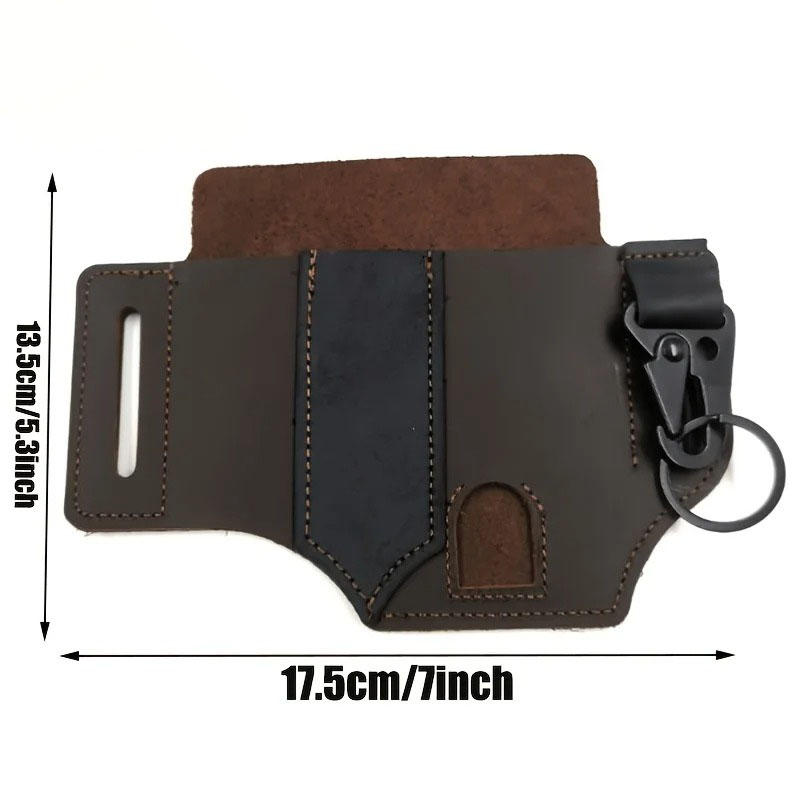 Bolsa de Cinto EDC em Couro PU - Edc Carry Holster avaliação e preço