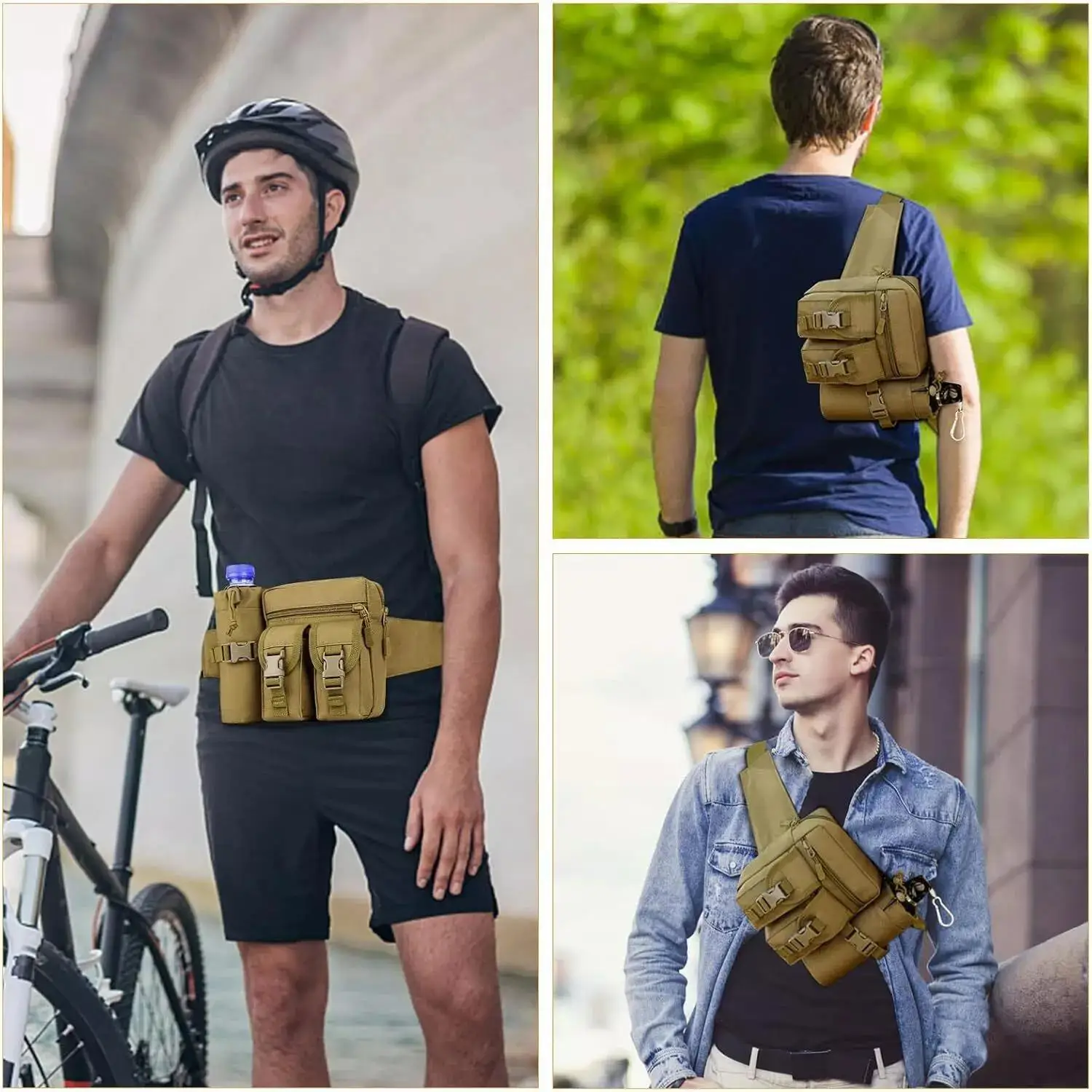 Pochete tática para homens, co - Edc Carry Pistols avaliação e preço