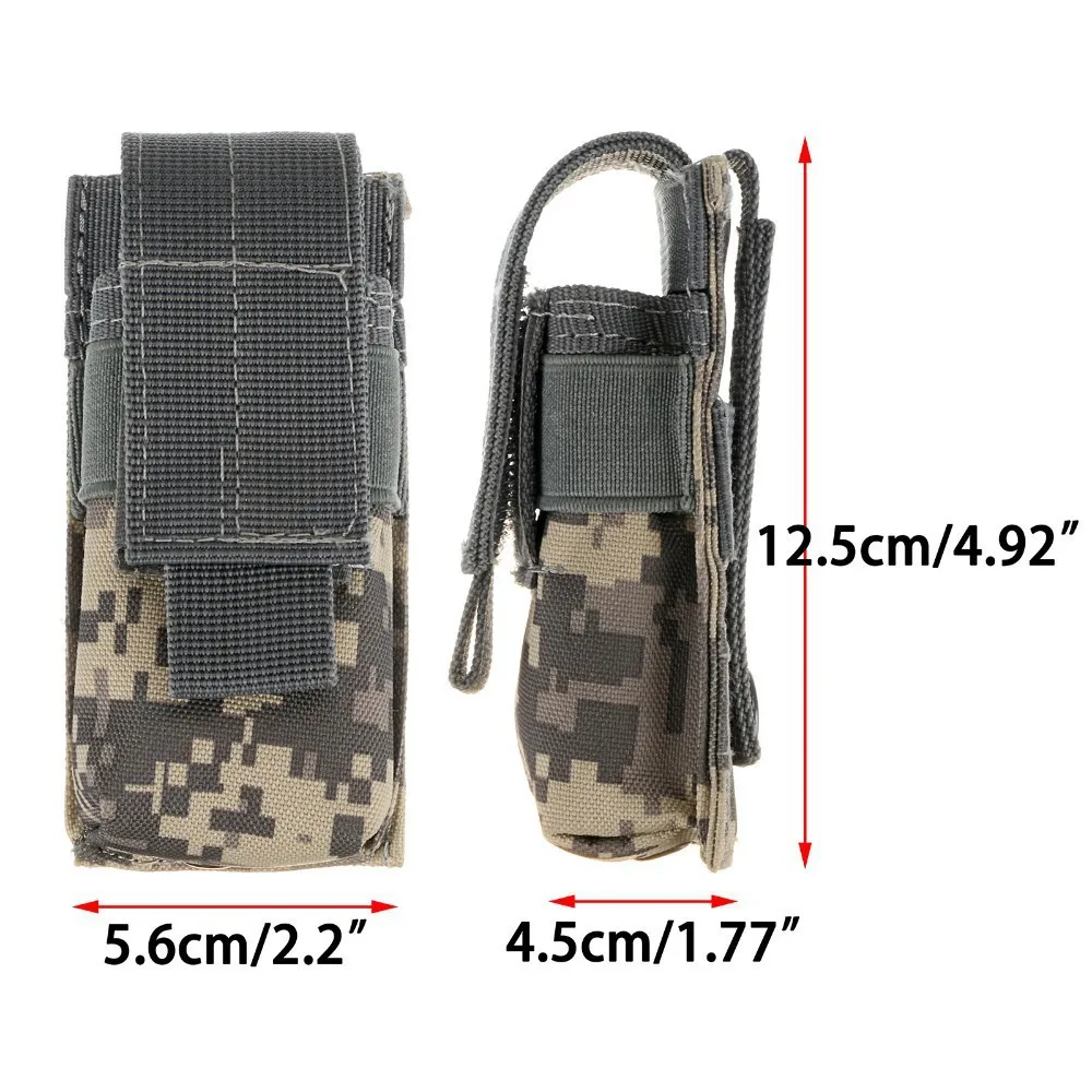 Molle tático m5 lanterna bolsa - Edc Carry Holster avaliação e preço