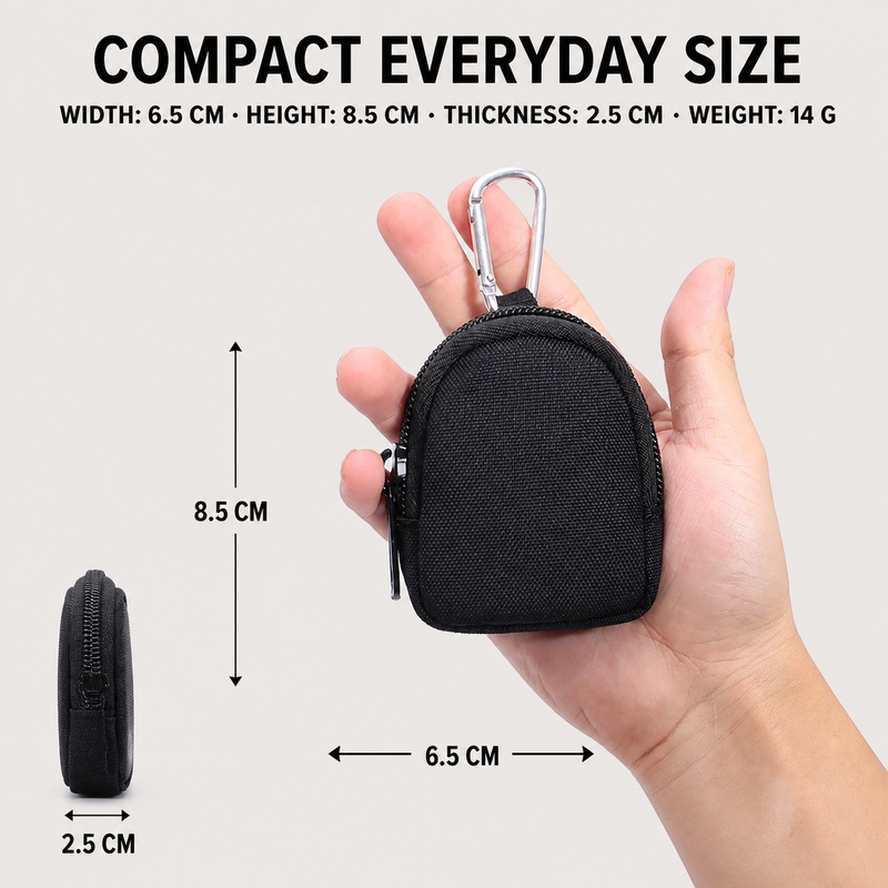 Mini Bolsa com Zíper para Chav - Edc Carry Coins avaliação e preço