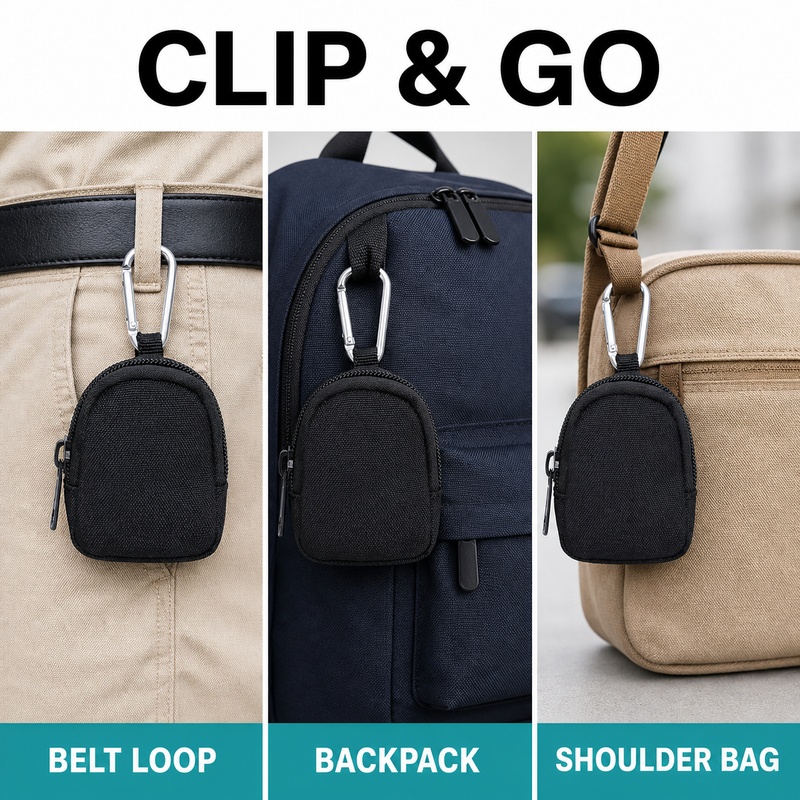 Mini Bolsa com Zíper para Chav - Edc Carry Coins avaliação e preço