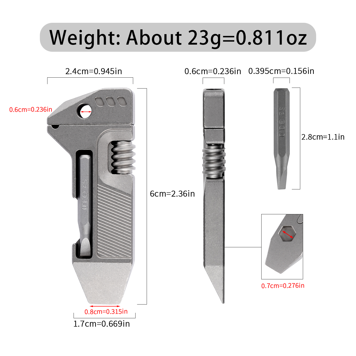 Ferramenta de Bolso Multifunci - Edc Gear Every Day Carry avaliação e preço